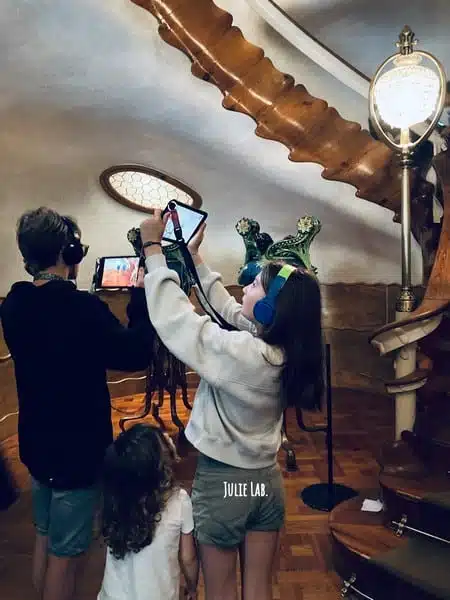 Casa Batlló avec les enfants Barcelone