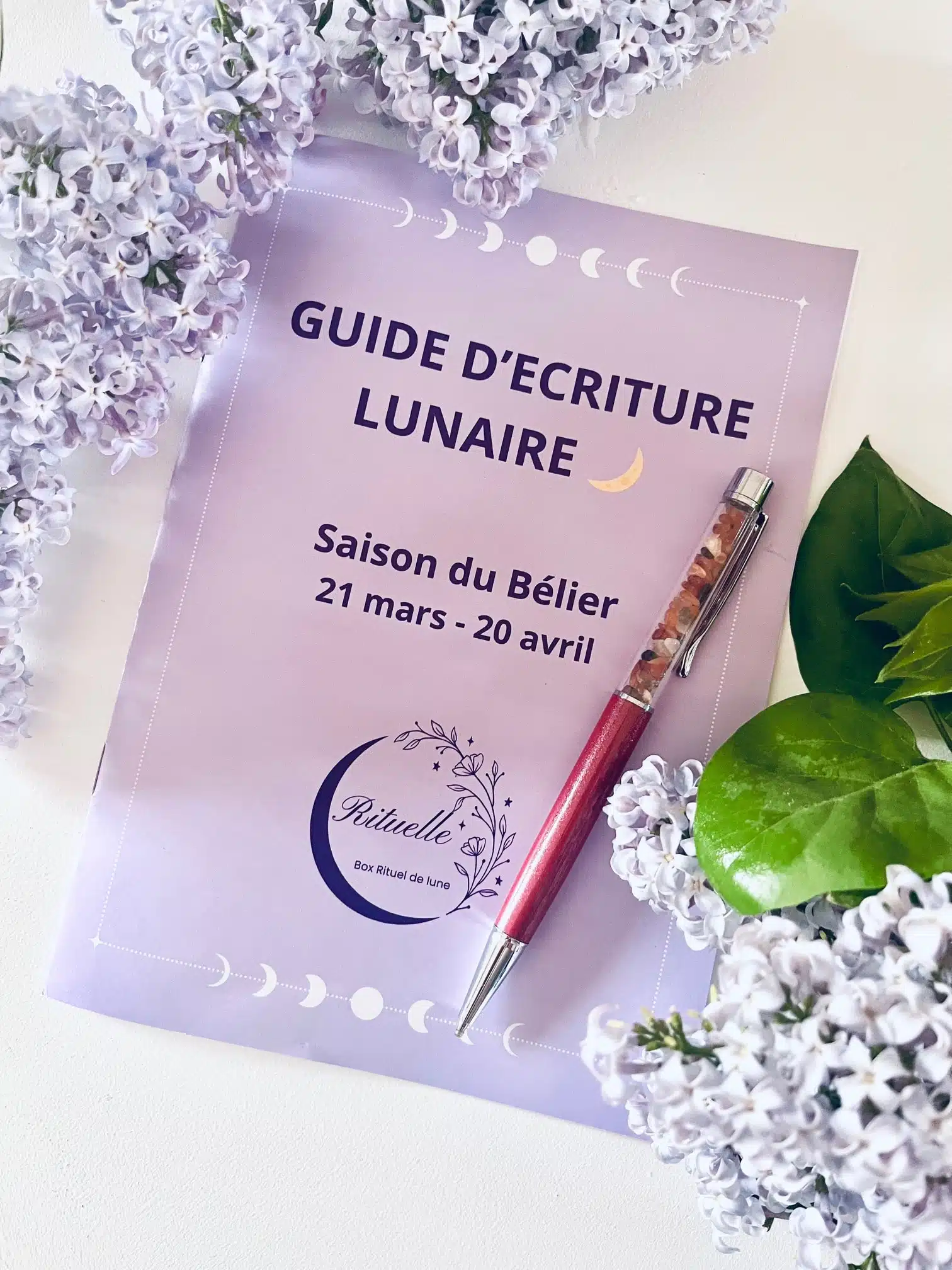 Rituelle Box et son Guide d'Ecriture Lunaire