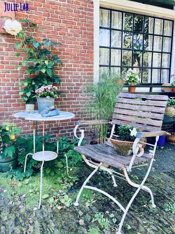 Cour Intérieure Hofje Haarlem Pays Bas