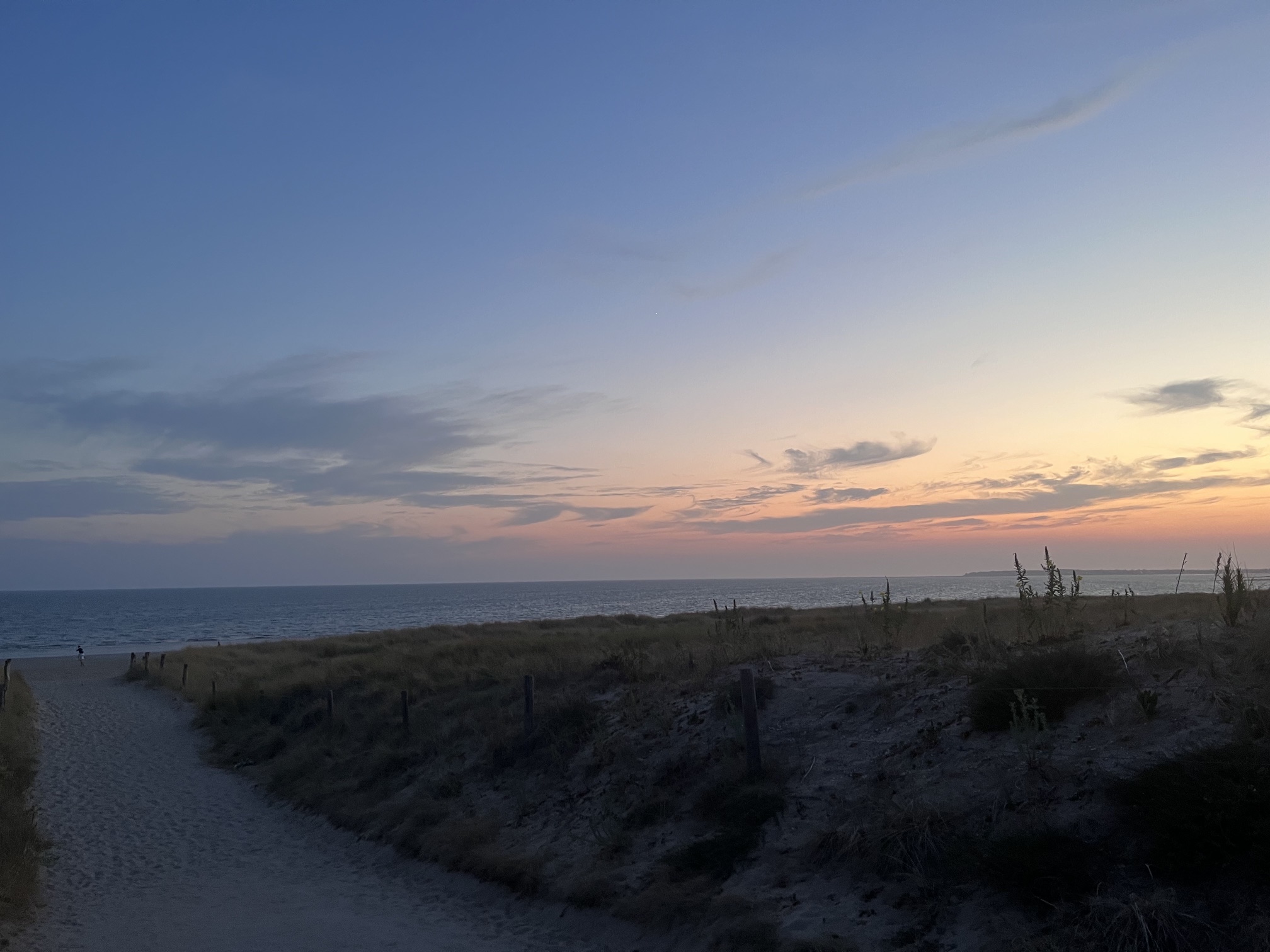 Coucher de Soleil sur Barbâtre