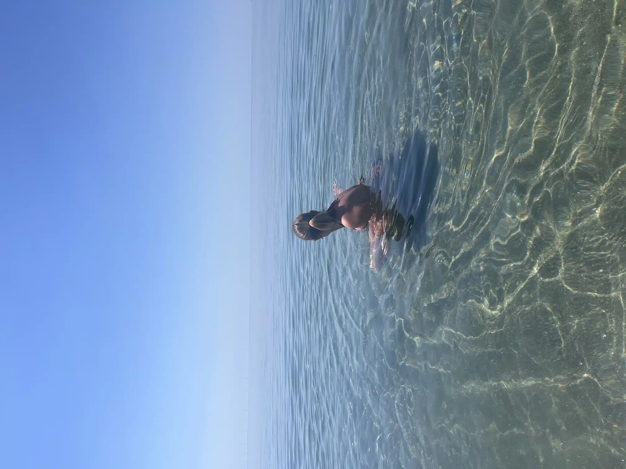 Baignade à la Plage de La Luzéronde