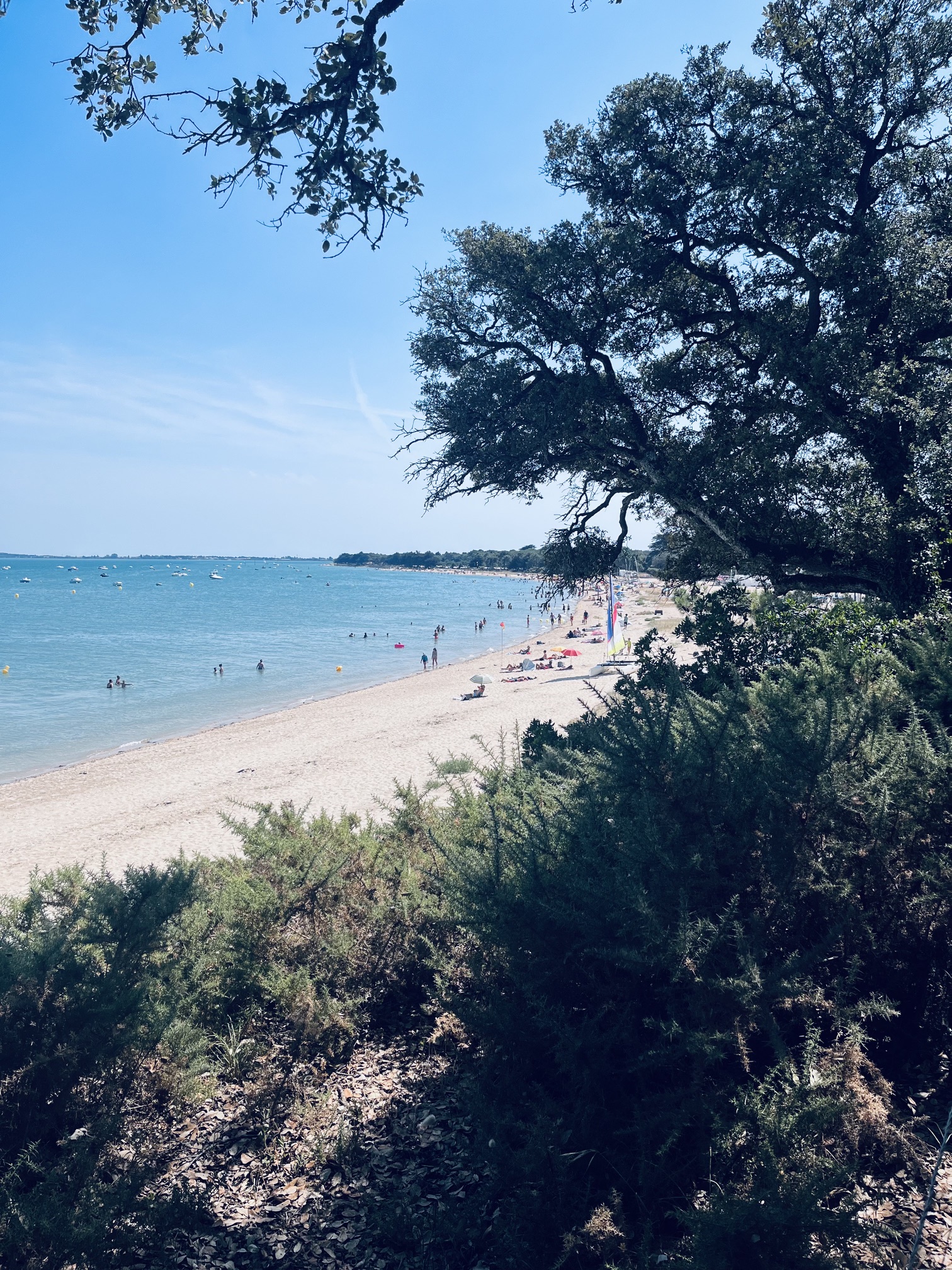 Plage des Sableaux Ile de Noirmoutier en Vacances d'été